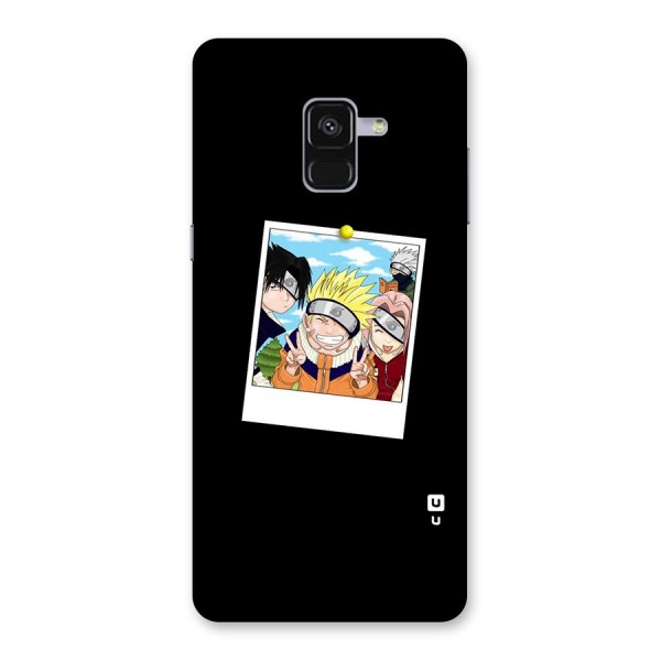 Team Kakashi Cute Back Case for Galaxy A8 Plus