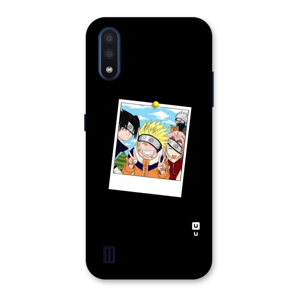 Team Kakashi Cute Back Case for Galaxy M01