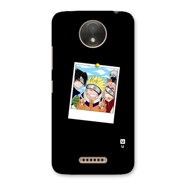 Team Kakashi Cute Back Case for Moto C Plus