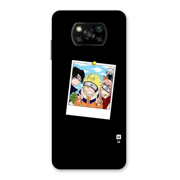 Team Kakashi Cute Back Case for Poco X3