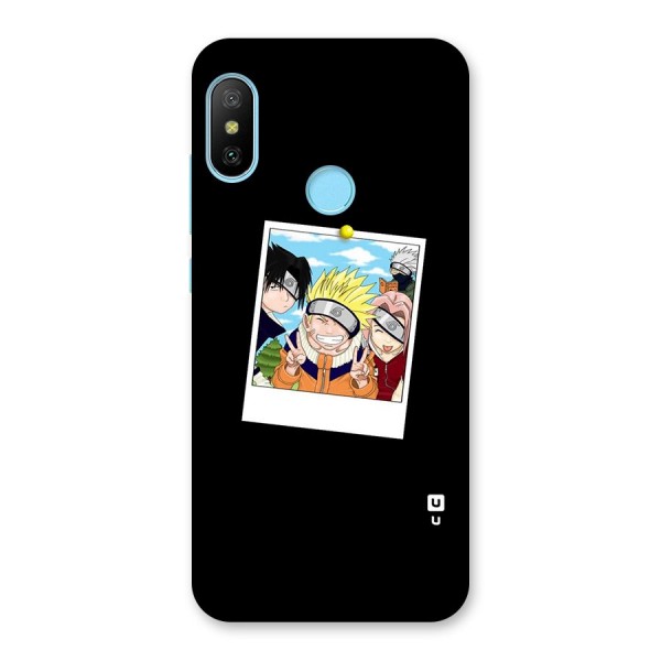 Team Kakashi Cute Back Case for Redmi 6 Pro