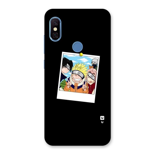 Team Kakashi Cute Back Case for Redmi Note 6 Pro