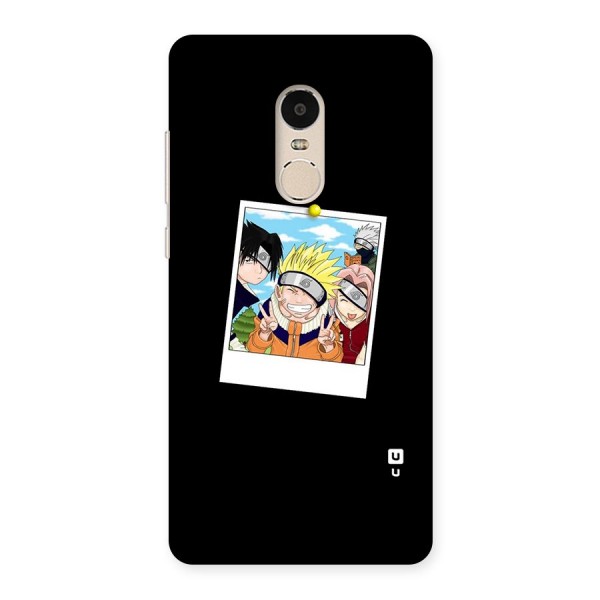 Team Kakashi Cute Back Case for Xiaomi Redmi Note 4