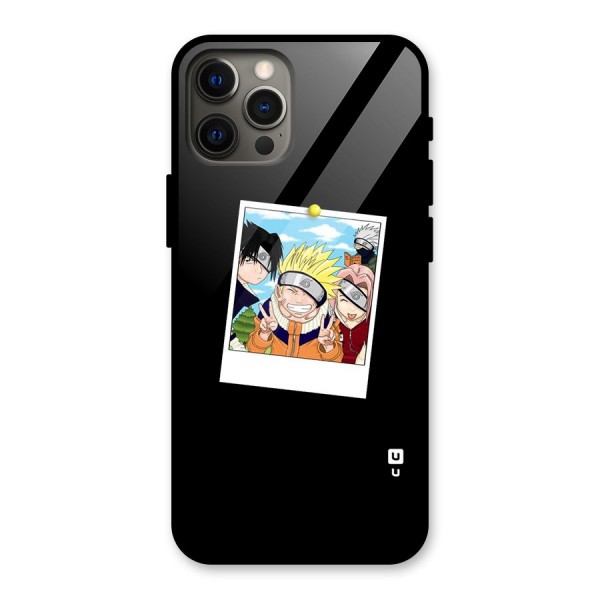 Team Kakashi Cute Glass Back Case for iPhone 12 Pro Max