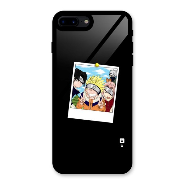 Team Kakashi Cute Glass Back Case for iPhone 7 Plus