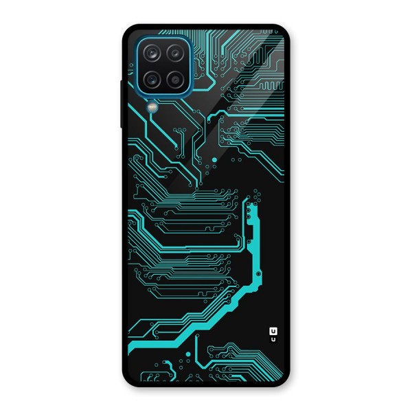 Tech Art Glass Back Case for Galaxy A12