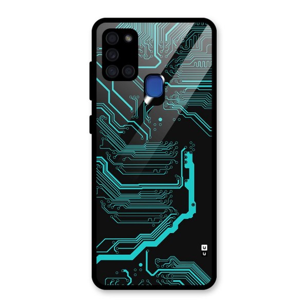 Tech Art Glass Back Case for Galaxy A21s