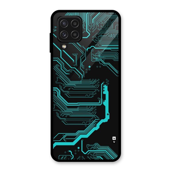 Tech Art Glass Back Case for Galaxy A22 4G