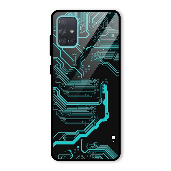 Tech Art Glass Back Case for Galaxy A71