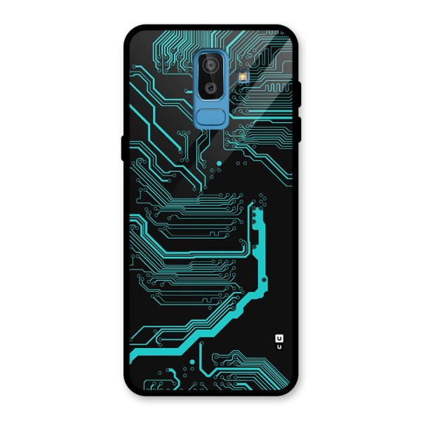 Tech Art Glass Back Case for Galaxy J8