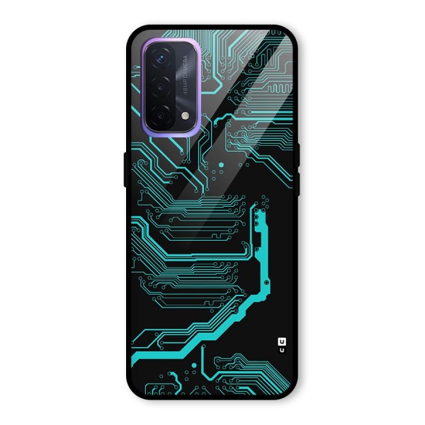 Tech Art Glass Back Case for Oppo A74 5G