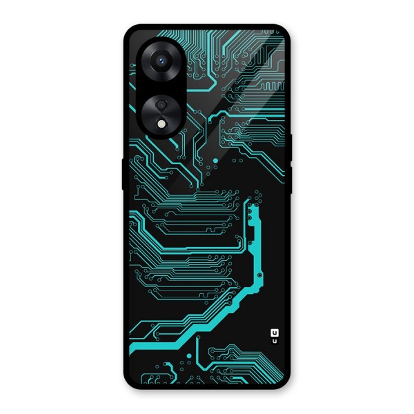 Tech Art Glass Back Case for Oppo A78