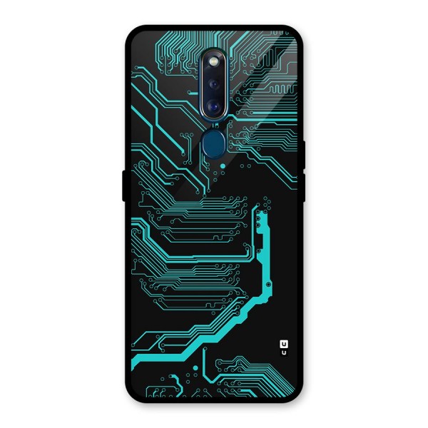 Tech Art Glass Back Case for Oppo F11 Pro