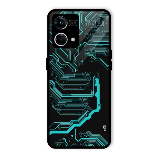 Tech Art Glass Back Case for Oppo F21 Pro 4G