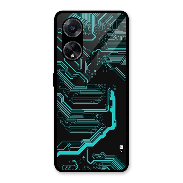 Tech Art Glass Back Case for Oppo F23