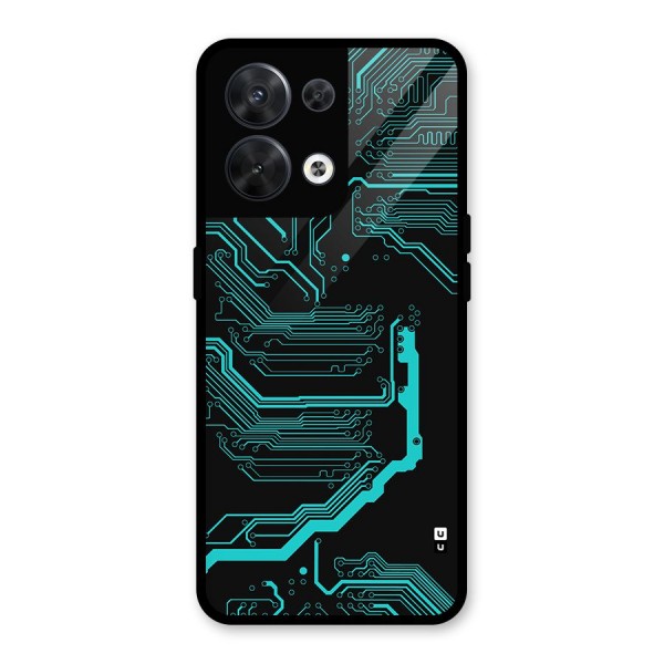 Tech Art Glass Back Case for Oppo Reno8 5G