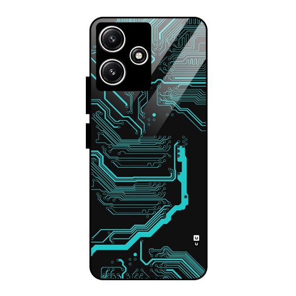 Tech Art Glass Back Case for Poco M6 Pro