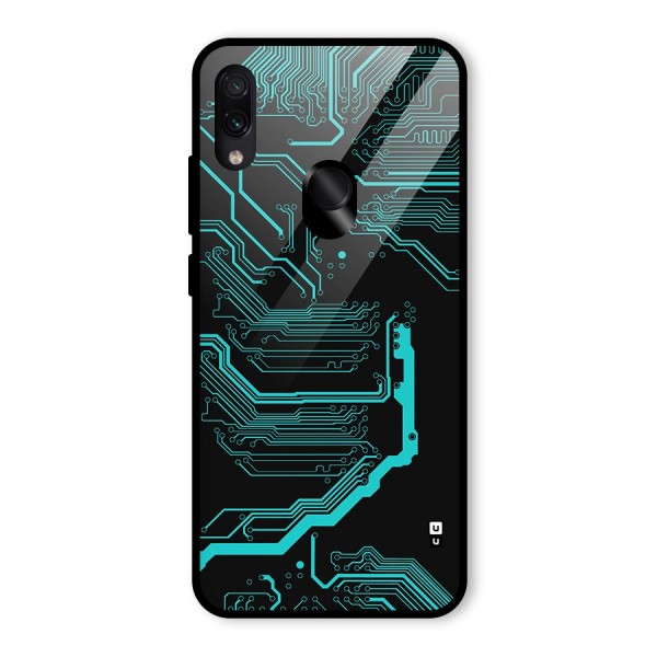 Tech Art Glass Back Case for Redmi Note 7