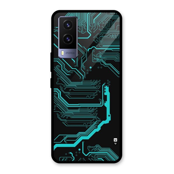 Tech Art Glass Back Case for Vivo V21e 5G