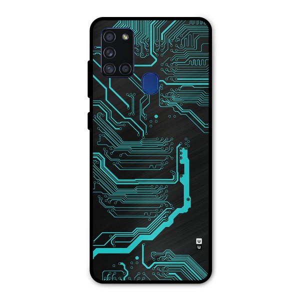 Tech Art Metal Back Case for Galaxy A21s