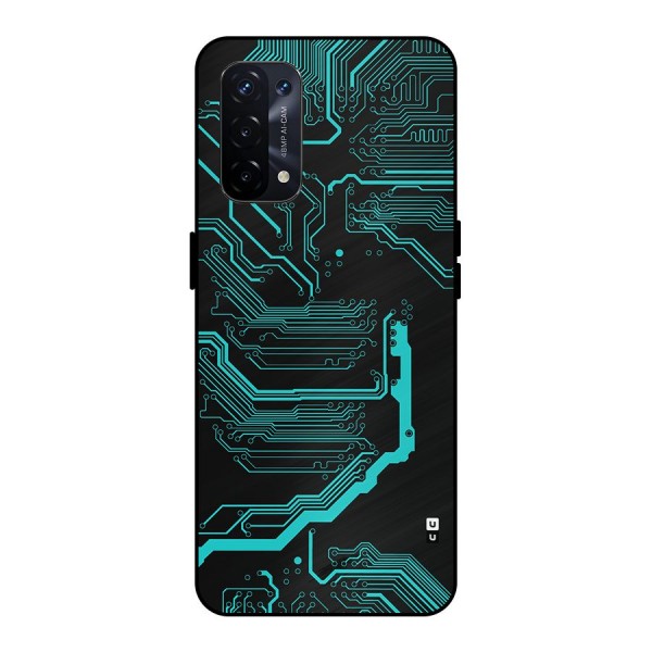 Tech Art Metal Back Case for Oppo A74 5G