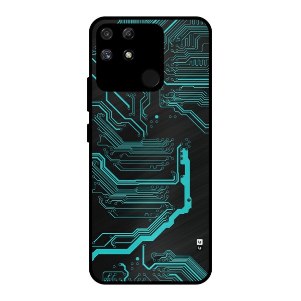 Tech Art Metal Back Case for Realme Narzo 50A