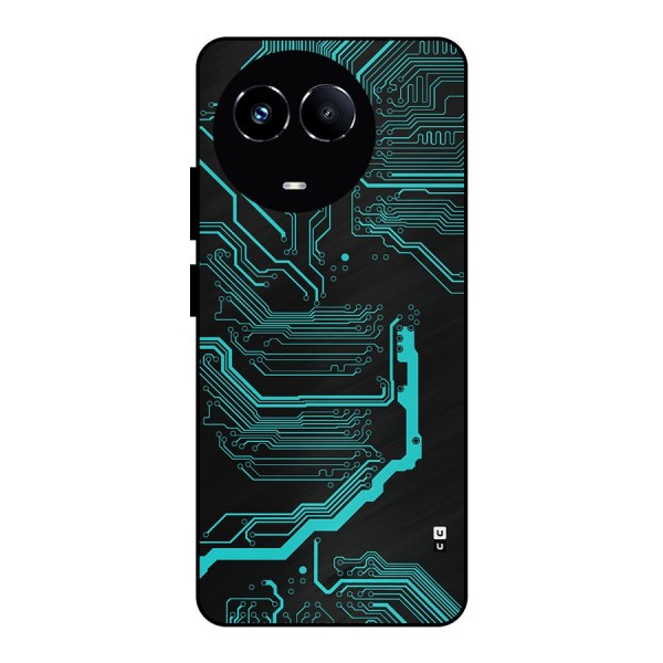 Tech Art Metal Back Case for Realme Narzo 60X