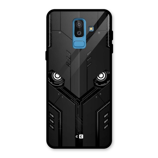 Tech Eye Glass Back Case for Galaxy J8