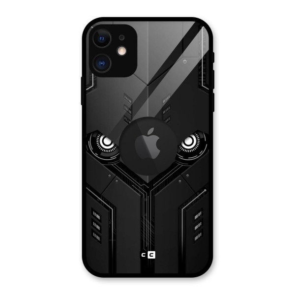 Tech Eye Glass Back Case for iPhone 11 Logo Cut