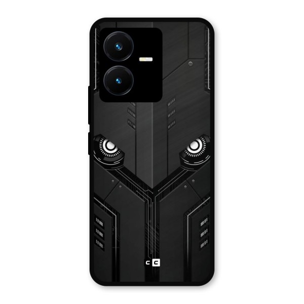 Tech Eye Metal Back Case for Vivo Y22s