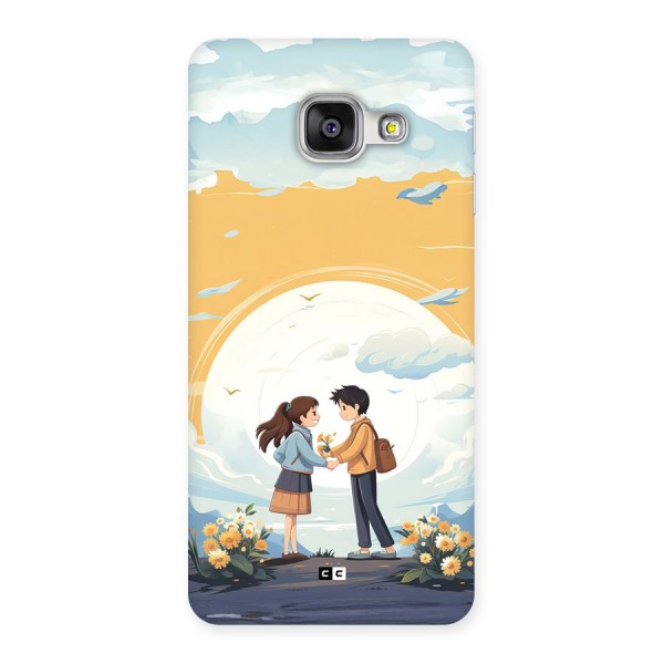 Teenage Anime Couple Back Case for Galaxy A3 (2016)