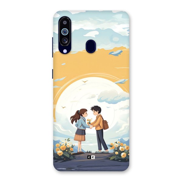 Teenage Anime Couple Back Case for Galaxy A60