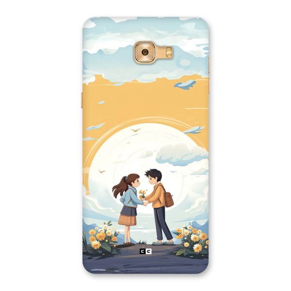 Teenage Anime Couple Back Case for Galaxy C9 Pro