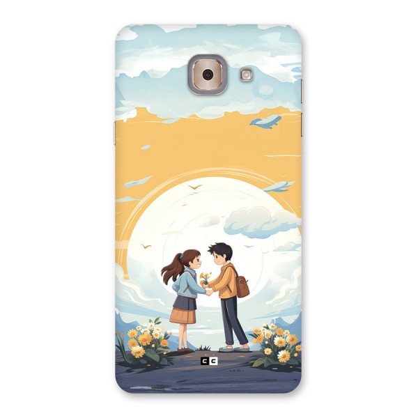 Teenage Anime Couple Back Case for Galaxy J7 Max