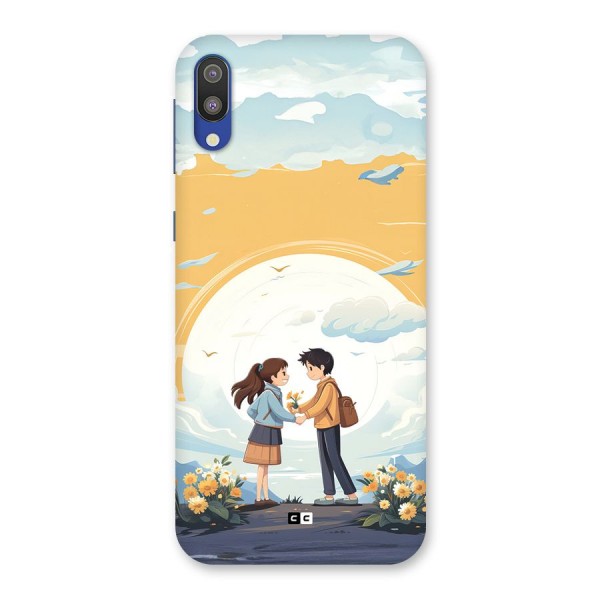 Teenage Anime Couple Back Case for Galaxy M10