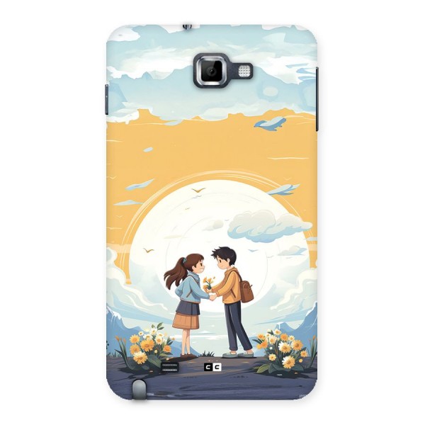 Teenage Anime Couple Back Case for Galaxy Note