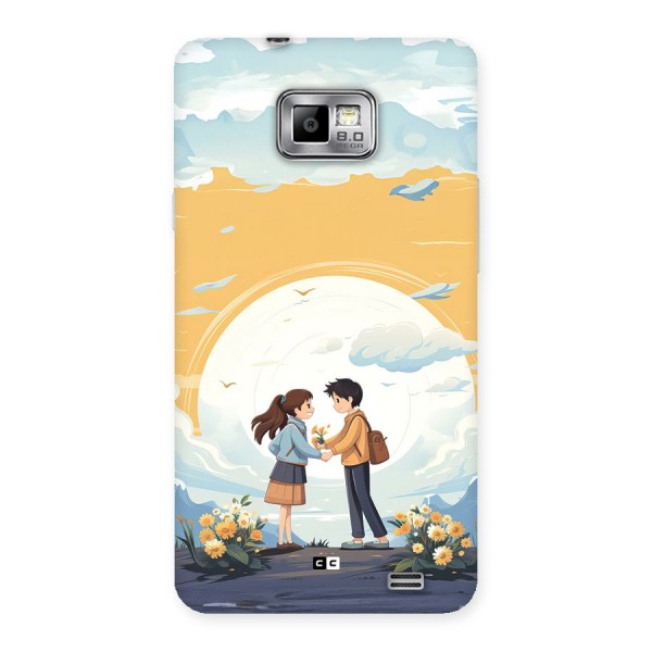 Teenage Anime Couple Back Case for Galaxy S2