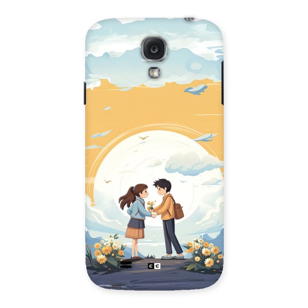 Teenage Anime Couple Back Case for Galaxy S4