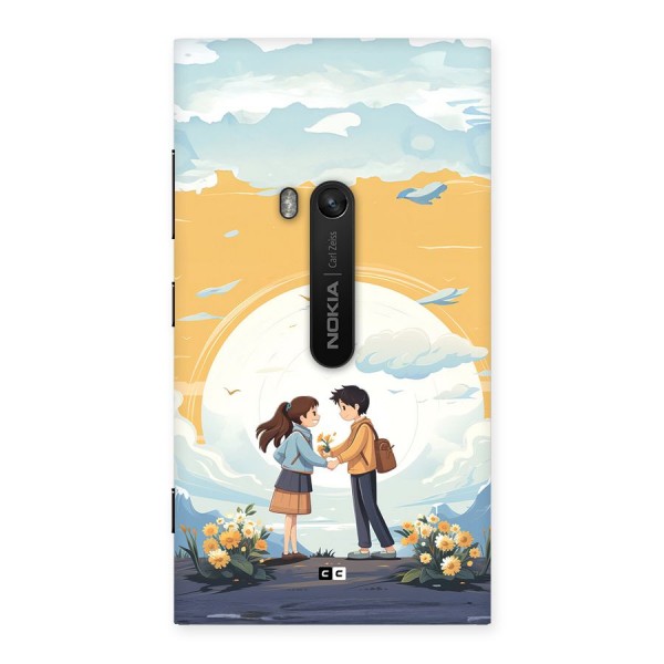 Teenage Anime Couple Back Case for Lumia 920