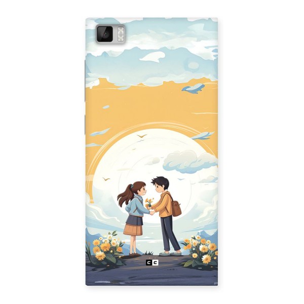 Teenage Anime Couple Back Case for Mi3