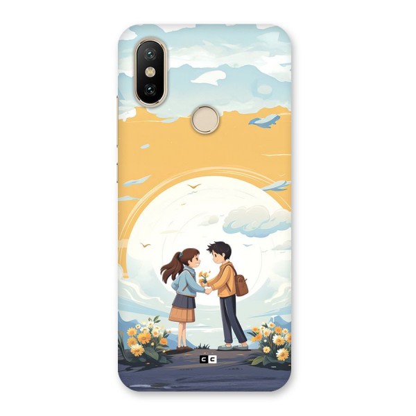 Teenage Anime Couple Back Case for Mi A2