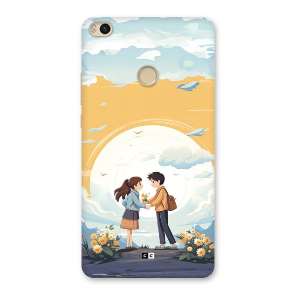 Teenage Anime Couple Back Case for Mi Max 2