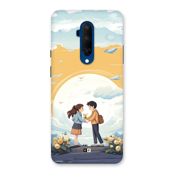 Teenage Anime Couple Back Case for OnePlus 7T Pro