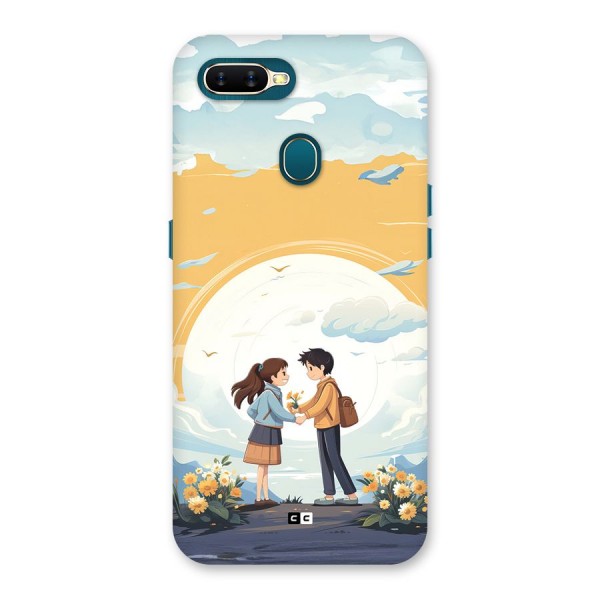 Teenage Anime Couple Back Case for Oppo A11k