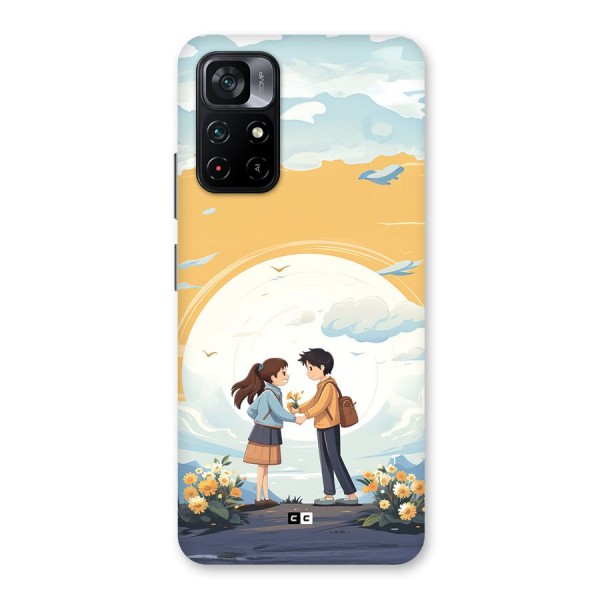 Teenage Anime Couple Back Case for Poco M4 Pro 5G