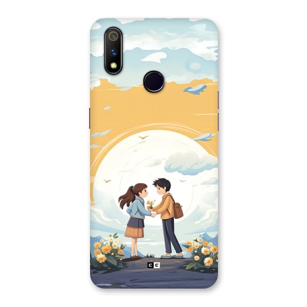 Teenage Anime Couple Back Case for Realme 3 Pro