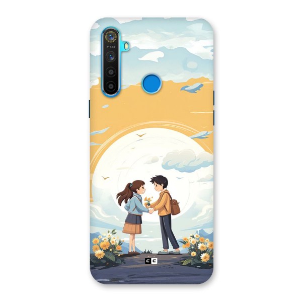 Teenage Anime Couple Back Case for Realme 5s