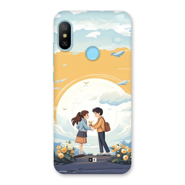 Teenage Anime Couple Back Case for Redmi 6 Pro