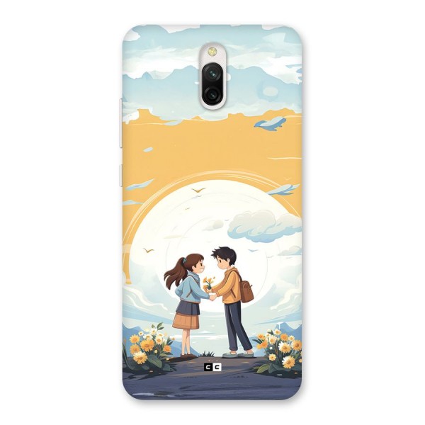 Teenage Anime Couple Back Case for Redmi 8A Dual