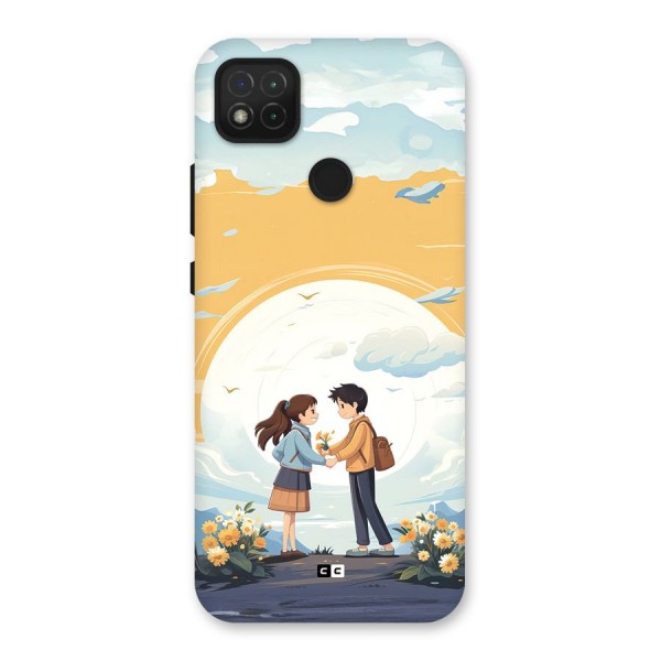 Teenage Anime Couple Back Case for Redmi 9